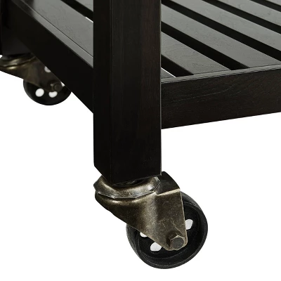Havelock Rolling Kitchen Island Dark Tobacco - Holly & Martin 10 Havelock Rolling Kitchen Island Dark Tobacco - Holly & Martin - Image 8