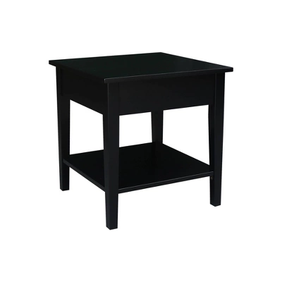 Spencer End Table Black - International Concepts 6 Spencer End Table Black - International Concepts - Image 4