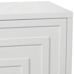 55 Downing Street Bertolli 30" Wide White 2-Door Modern Luxe Accent Cabinet -Luxe Living Interiors Shop GUEST 1a51136a d1ee 4340 bb51 665d0701386f
