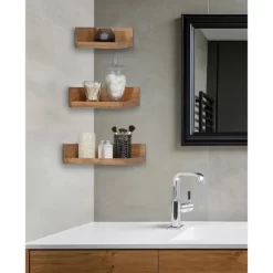 3pc Levie Corner Shelf Set - Kate & Laurel All Things Decor -Luxe Living Interiors Shop GUEST 1b823689 c9f0 487c be0d 63e7e297acbe