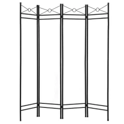 Costway 4 Panel Room Divider Privacy Screen Home Office Fabric Metal Frame -Luxe Living Interiors Shop GUEST 1baf4c7e a80f 4c40 a53d 360ea44fa104