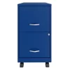 Space Solutions 18 Inch Wide Metal Mobile Organizer File Cabinet For Office Supplies And Hanging File Folders With 2 File Drawers, Blue -Luxe Living Interiors Shop GUEST 1c86830e d1c8 4362 bd9d 983daa9bf2ee