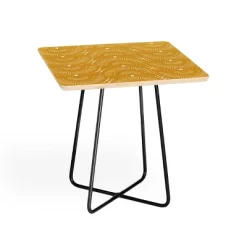 Heather Dutton Rise And Shine Side Table Yellow/Black - Deny Designs -Luxe Living Interiors Shop GUEST 1d114d08 9135 4ef9 b87a 4bc6e3759160