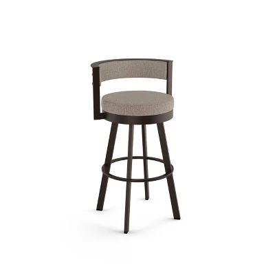 26" Browser Swivel Counter Height Barstool With Upholstered Seat - Amisco 14 26" Browser Swivel Counter Height Barstool With Upholstered Seat - Amisco - Image 12