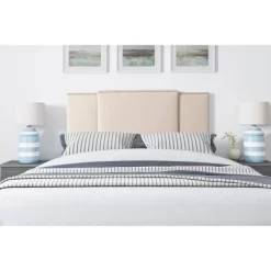 Full Queen/ King Fairfield Expandable Headboard Cream - CorLiving