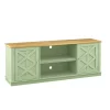 64" Natural Wood TV Stand For TVs Up To 70" Green - Festivo 1 64" Natural Wood TV Stand For TVs Up To 70" Green - Festivo -Luxe Living Interiors Shop GUEST 1db42185 d76f 4402 9748 b73351e6ed4b
