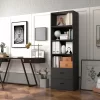 Costway 6-Tier Tall Bookshelf Freestanding Modern Bookcase Black Storage Cabinet White/Black 1 Costway 6-Tier Tall Bookshelf Freestanding Modern Bookcase Black Storage Cabinet White/Black -Luxe Living Interiors Shop GUEST 1ebc8f6c 8b9c 44a4 bd6c 5d3603276832