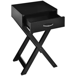 Tangkula Modern Versatile Nightstand X-shape Wooden End Table With Drawer Accent Side Table For Bedroom Black/White 15 Tangkula Modern Versatile Nightstand X-shape Wooden End Table With Drawer Accent Side Table For Bedroom Black/White -Luxe Living Interiors Shop GUEST 1f51106e 75e2 4dde b137 f234b2c16db7