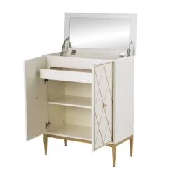 Nessnal 2 Door Accent Cabinet Cream/Gold - Aiden Lane 20 Nessnal 2 Door Accent Cabinet Cream/Gold - Aiden Lane -Luxe Living Interiors Shop GUEST 20b115c5 6e77 4460 8ae1 622bb6ea4ecb