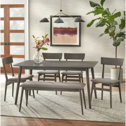 Newington Dining Table Charcoal Gray - Lifestorey 7 Newington Dining Table Charcoal Gray - Lifestorey -Luxe Living Interiors Shop GUEST 20e47428 0418 4c27 8dda aefb41786be0