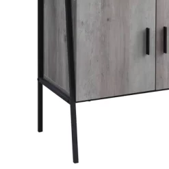 52" Samiya TV Stand For TVs Up To 50" Gray Oak/Black Finish - Acme Furniture -Luxe Living Interiors Shop GUEST 217e1e88 11e1 4f4c b939 4631dcf0770d