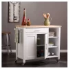 Martinsen Kitchen Cart - White - Aiden Lane -Luxe Living Interiors Shop GUEST 22efef3d 6412 43d5 82b1 ff98486abce7