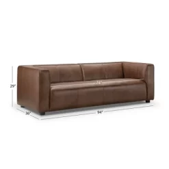 Otto Leather Sofa - Abbyson Living -Luxe Living Interiors Shop GUEST 25f83538 4446 4c90 b46b c69a378b8cad