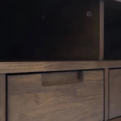 Devlin Mid-Century Low TV Stand For TVs Up To 65" Walnut Brown - WyndenHall -Luxe Living Interiors Shop GUEST 2686fd39 c6a2 4911 8400 72c920f8da08