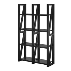 60" Liberty Bookshelf/Room Divider Black - Room & Joy -Luxe Living Interiors Shop GUEST 2698d7cf 1834 49e5 a07a 973470d54107