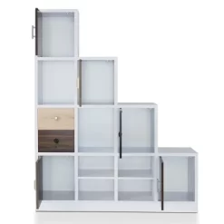 61.5" Hirsch Contemporary Bookcase White - HOMES: Inside + Out -Luxe Living Interiors Shop GUEST 26e17df7 0b56 4f13 b819 335e0110926e