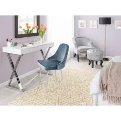 Set Of 2 Marcel Dining Chairs Chrome - LumiSource 19 Set Of 2 Marcel Dining Chairs Chrome - LumiSource -Luxe Living Interiors Shop GUEST 271f8037 3c2d 4dda 9e02 75a6eeed2756