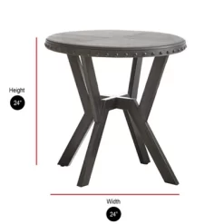 Alamo Round End Table Gray - Steve Silver 7 Alamo Round End Table Gray - Steve Silver -Luxe Living Interiors Shop GUEST 27617203 84dd 462f 9af9 320a7b614de1