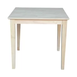30" Square Solid Wood Tables - International Concepts