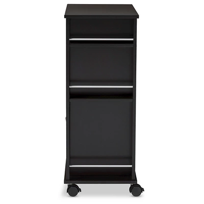 Ontario Modern & Contemporary Dark Brown Wood Modern Dry Bar & Wine Cabinet - Baxton Studio 5 Ontario Modern & Contemporary Dark Brown Wood Modern Dry Bar & Wine Cabinet - Baxton Studio - Image 3