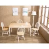 Dining Table Wood/Brown/White - Boraam