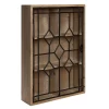 Megara Decorative Wooden Wall Hanging Curio Cabinet Rustic Brown - Kate & Laurel All Things Decor -Luxe Living Interiors Shop GUEST 28d6b037 3820 48ed 815d 5a2ce5e3be12