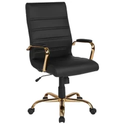Merrick Lane High Back Executive Swivel Office Chair With Arms -Luxe Living Interiors Shop GUEST 29094bec a7f0 4d00 9d38 f2c8d7159a71
