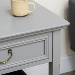 HOMCOM Vintage Side Table For Living Room Or Bedroom Storage End Table With Antique Handle Drawer & Shelf, Wooden Side Table, Set Of 2, Gray 10 HOMCOM Vintage Side Table For Living Room Or Bedroom Storage End Table With Antique Handle Drawer & Shelf, Wooden Side Table, Set Of 2, Gray -Luxe Living Interiors Shop GUEST 2a5aab7e 09fc 465a 8151 3fbb47b44d51