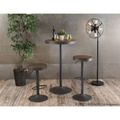 Set Of 2 Dakota Adjustable Industrial Barstools - LumiSource -Luxe Living Interiors Shop GUEST 2a713431 1489 4a44 9e85 78f139008884