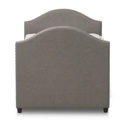 Twin Alessia Modern And Contemporary Fabric Upholstered Daybed With Guest Trundle Bed - Baxton Studio -Luxe Living Interiors Shop GUEST 2b8b184f ea46 4fb3 b35f 9e373e8dcf47