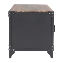 Amargosa Storage Metal Side Table Black/Dark Walnut - HOMES: Inside + Out 8 Amargosa Storage Metal Side Table Black/Dark Walnut - HOMES: Inside + Out -Luxe Living Interiors Shop GUEST 2c7b9e24 974f 441e bc91 19705fad51fe