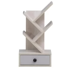 Tangkula 5-Tier Tree Bookshelf W/ Wooden Drawer Display Storage Organizer Rack -Luxe Living Interiors Shop GUEST 2cb95e66 ad5c 436c bd24 549cc5a4ebb2