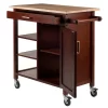 Marissa Kitchen Cart Walnut - Winsome -Luxe Living Interiors Shop GUEST 2d516b1e 277b 475f b99f a1a1ab2bb6bc