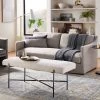 Clarkston Metal Base Upholstered Bench Cream Boucle - Threshold™ Designed With Studio McGee -Luxe Living Interiors Shop GUEST 2d751e4e 7a6c 407f b5f6 e88b3d1e49a2