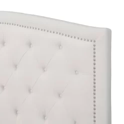 Queen Harrison Tufted Upholstered Platform Bed White - Abbyson Living -Luxe Living Interiors Shop GUEST 2dd8ff7f 1921 45af bc7b c7ccbecac7df