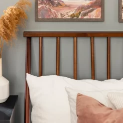 Boho Solid Wood Spindle Platform Bed - Saracina Home 27 Boho Solid Wood Spindle Platform Bed - Saracina Home -Luxe Living Interiors Shop GUEST 2e030a6f 4f27 4e38 93bf c028f836cd37