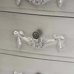 Callen Brushed Wood 3 Drawer Nightstand Silver - Baxton Studio -Luxe Living Interiors Shop GUEST 2e3ac18f 3eb8 43e8 aac5 c168facf5f5b