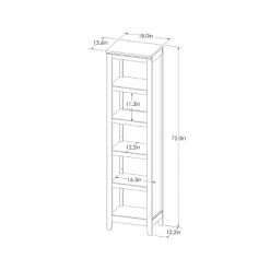 72" Carson Narrow Bookcase - Threshold 16 72" Carson Narrow Bookcase - Threshold -Luxe Living Interiors Shop GUEST 2f5b1add e3dc 46cd a227 07b43a380bc4