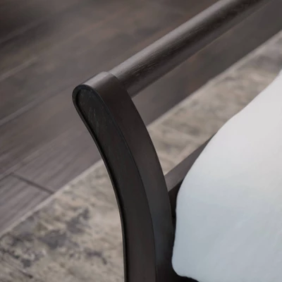 3pc Cindi Sleigh Bedroom Set Gray - Abbyson Living 6 3pc Cindi Sleigh Bedroom Set Gray - Abbyson Living - Image 4