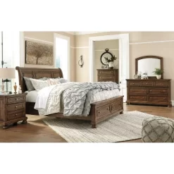 Flynnter Nightstand Medium Brown - Signature Design By Ashley -Luxe Living Interiors Shop GUEST 30a0fcc1 9931 459d b87b ae754140c447