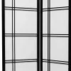 6 Ft. Tall Double Cross Shoji Screen - Black (3 Panels) -Luxe Living Interiors Shop GUEST 30bd4392 259f 48a4 a070 db3a30a61917