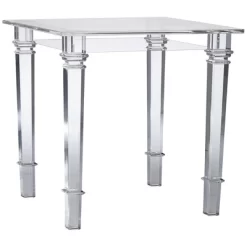 55 Downing Street Tustin Modern Lucite Acrylic Square Accent Side End Table 21 1/2" Wide Clear Tapered Legs For Living Room Bedroom Bedside Entryway 12 55 Downing Street Tustin Modern Lucite Acrylic Square Accent Side End Table 21 1/2" Wide Clear Tapered Legs For Living Room Bedroom Bedside Entryway -Luxe Living Interiors Shop GUEST 31ede737 f485 4ecc b6ec fd0c6ec3ea8d