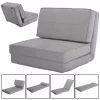 Tangkula Fold Down Chair Convertible Couch GrayBlack -Luxe Living Interiors Shop GUEST 324e3803 2495 46b0 a499 7d6e585cf072