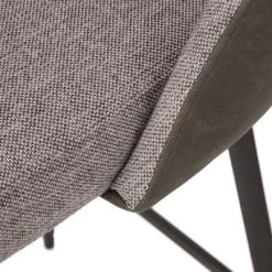 Set Of 2 Leatherette Barstools With Tapered Metal Legs - Glitzhome -Luxe Living Interiors Shop GUEST 341490ee cf83 474a b9db 15bc1be5e843