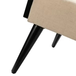 Flavio Rattan Accent Chair Mordern Armchair Comfy Living Room Club Chair | Karat Home - Linen Solid -Luxe Living Interiors Shop GUEST 34ad83dd 786a 4037 9b63 b31a13d467e1