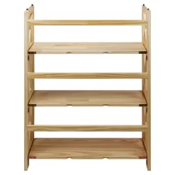 38" 3-Shelf Folding Bookcase - Flora Home -Luxe Living Interiors Shop GUEST 34c2f720 51fe 408f afb8 ded2c9006744