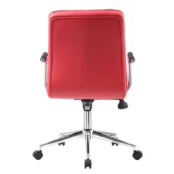 Modern Office Chair With Chrome Arms Red - Boss Office Products -Luxe Living Interiors Shop GUEST 37c9a36c 17b6 419c bbc0 31b4525d48b9