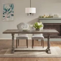 Tristan Rectangular Dining Table Natural/Gray