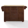 Eleanor Kitchen Island With Wood Top Natural - Crosley