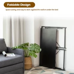 Costway Folding Computer Desk Writing Study Table W/6 Hooks Home Office BlackRustic BrowBrown Natural -Luxe Living Interiors Shop GUEST 3958453d e8e9 4959 87b4 6458f7fe9f61